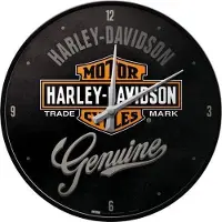Harley Davidson relógio parede *Genuine* DIÂMETRO: 31 CM