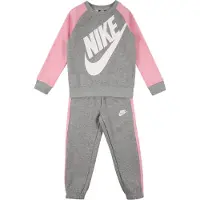 Nike Fato de jogging 'FUTURA' acinzentado / cor-de-rosa / branco