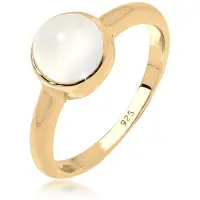 Elli Anel ouro / branco pérola
