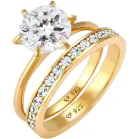 Elli Anel ouro / transparente