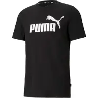 Puma T-Shirt mangas curtas ESS LOGO TEE homens - Preto - US S