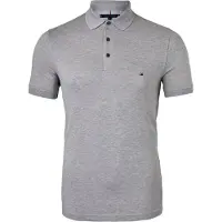 Tommy Hilfiger Camisa '1985 Slim Fit' acinzentado