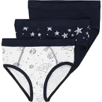 Jacky Cueca azul noturno / branco
