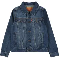 Levi's casacos de ganga TRUCKER JACKET rapazes - Azul - 16 anos