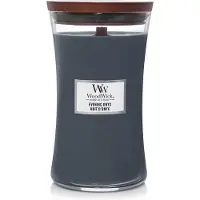 Woodwick Vela perfumada Evening Onyx com pavio de madeira 609,5g