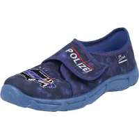 Beck Pantufa 'Polizei' azul
