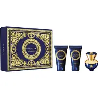 Versace Dylan Blue pour Femme Caixa eau de parfum 50 ml + loção corporal 50 ml + gel de duche 50 ml - 50ml