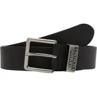 Armani Exchange para homem. 951186CC52800020 Cinto de couro preto (30), Casual, Clássico, Pele