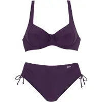 LASCANA Biquíni roxo escuro