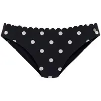 LASCANA Cueca biquíni 'Jada' preto / branco
