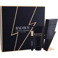 Carolina Herrera Conjunto de presente Bad Boy eau de toilette 100 ml, gel de duche 100 ml e miniatura eau de toilette 10 ml - 100 ml