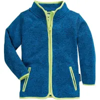 Playshoes Casaco de velo azul real / azul néon