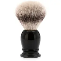 Muhle CLASSIC Silvertip Fibre Black Resin pennello da barba Medium