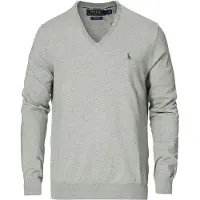 Ralph Lauren Pullover 'LS SF VN PP-LONG SLEEVE-SWEATER' cinzento