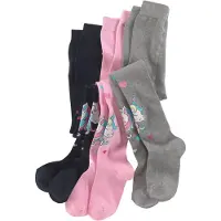 H.I.S. Collants navy / cinzento / cor-de-rosa