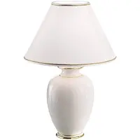 AUSTROLUX BY KOLARZ Candeeiro de mesa Giardino Avorio, 30 cm, cerâmica, branco