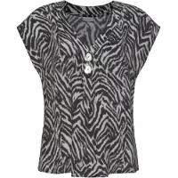 LASCANA Blusa preto / branco