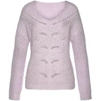LASCANA Pullover roxo claro
