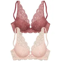 Petite fleur Soutien castanho / rosé