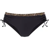LASCANA Cueca biquíni castanho / preto