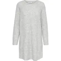 ONLY Vestido de malha 'ONLCarol' cinzento claro