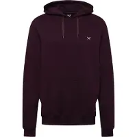 Iriedaily Sweatshirt 'Mini Flag 2' berinjela / branco