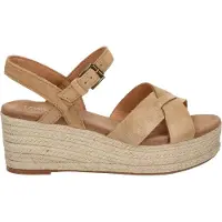 Toms Sandálias de cunha WILLOW mulheres - Castanho - 42