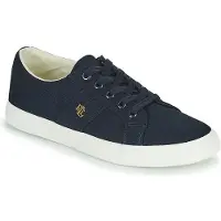 Ralph Lauren para mulher. 802804598002 Ténis de lona Janson II azul-marinho (35.5), Tecido, Plano, Cordão, Casual
