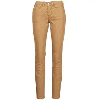 Cream Calças justas LOTTE PRINTED mulheres - Bege - US 26