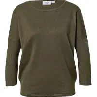 Saint tropez Pullover 'Mila' verde escuro