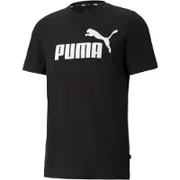 Puma T-Shirt mangas curtas ESS LOGO TEE homens - Preto - US XS