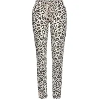 LASCANA Calças de pijama laranja pastel / preto / branco