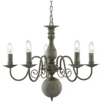 Searchlight Lustre Greythorne - 5 luzes.