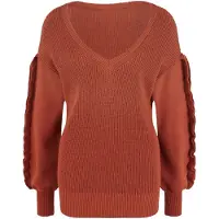 LASCANA Pullover vermelho ferrugem