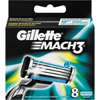 Gillette Mach3 - Cabeças de substituição de 8 unidades