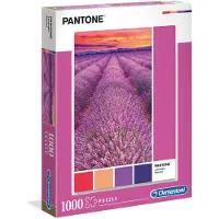 Clementoni , Pantone, Vivid Purple, Quebra-cabeça, Unissex, 1000 peças