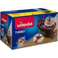 Vileda Easy Wring & Clean Turbo – Esfregona giratória com balde