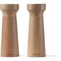 Amefa Modern 676511PE27PS2, conjunto de moinhos de pimenta e sal de 2 peças, hout, 15 cm