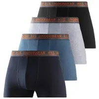 H.I.S. Boxers navy / azul fumado / cinzento / preto