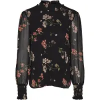 Vero Moda Blusa 'Smilla' oliveira / cor-de-rosa / vermelho ferrugem / preto
