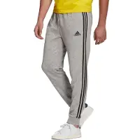 Adidas Calças Afuniladas em Moletão 3-Stripes Essentials