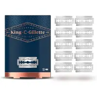 Gillette Lâminas de Substituição para Máquina de Barbear de Segurança Embalagem com 10 Lâminas