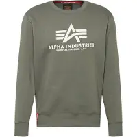 Alpha industries Sweatshirt 'Basic' jade / offwhite