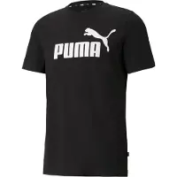 Puma T-Shirt mangas curtas ESS LOGO TEE homens - Preto - US L