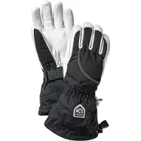 Hestra - Vestuário caminhada mulher - Glove Heli Ski Liner W Black/Offwhite para Mulher - Tamanho 7 - Preto