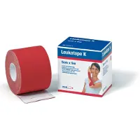 Leukotape K Benda Elastica Adesiva Rossa 5 cm x 5 m — Benda Elastica