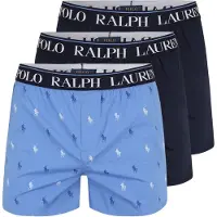 Ralph Lauren Boxer WOVEN BOXER X3 homens - Azul - EU L