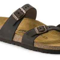 Birkenstock Chinelos de dedo 'Mayari' castanho de castanha