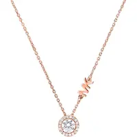 Michael Kors Colar ouro rosa / transparente