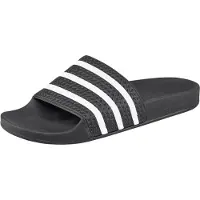 Adidas Originals Sapato aberto 'Adilette' preto / branco
